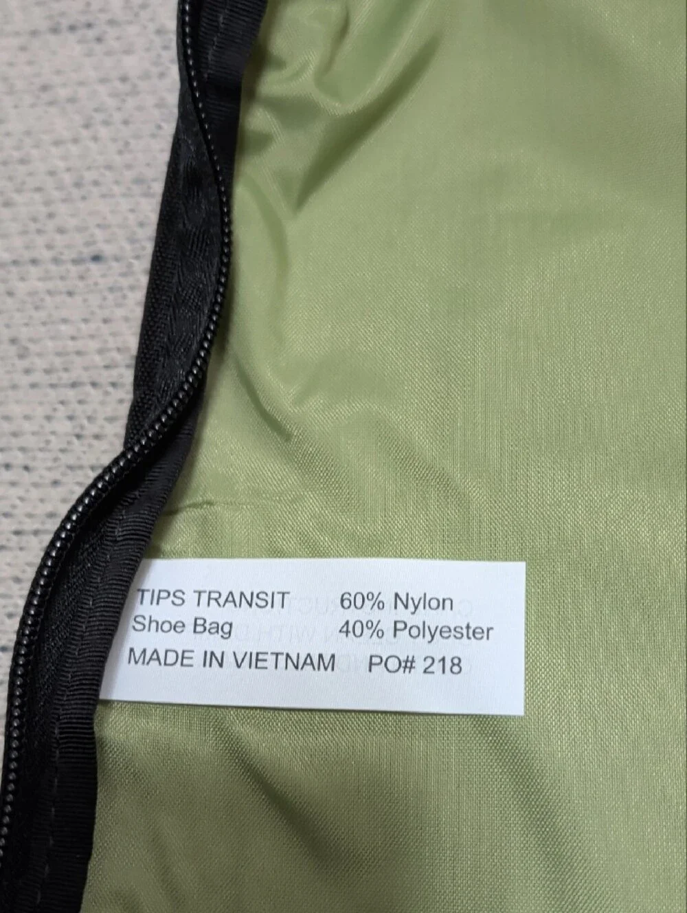 Tips Transit Shoe Bag - Fits up to Size 15